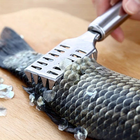 Stainless Steel Fish Scale Remover – Fast, Safe & Effortless Fish Cleaning Tool