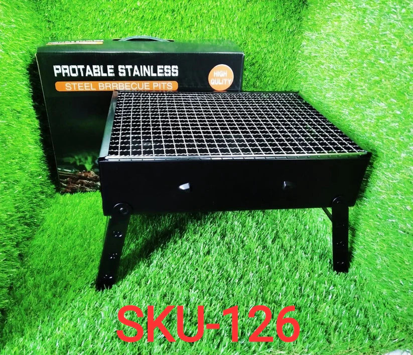 Foldable Portable Charcoal BBQ Grill – Easy Outdoor Cooking for Parties, Picnics & Camping