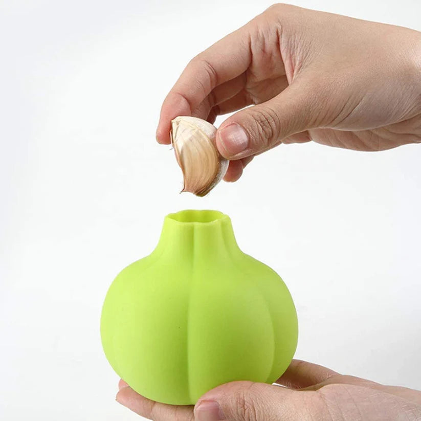 Premium Food-Grade Silicone Garlic Peeler – Effortless Skin Removal, Mess-Free Cooking