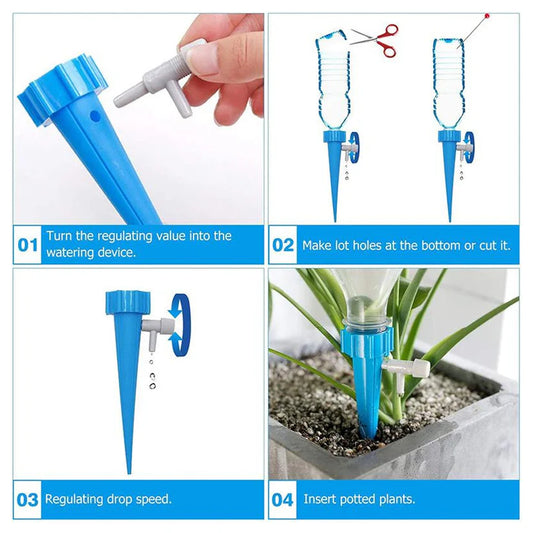 Adjustable Self-Watering Spike – Automatic Drip Irrigation for Healthy Plants 10 pcs