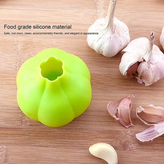 Premium Food-Grade Silicone Garlic Peeler – Effortless Skin Removal, Mess-Free Cooking