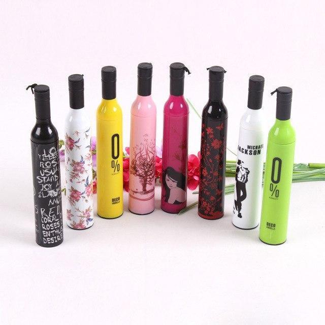 Colorful Bottle Umbrella – Unique Compact Rain & Sun Protection in Stylish Bottle Case
