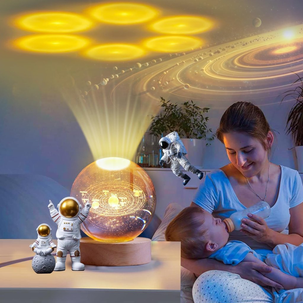3D Crystal Ball Night Lamp