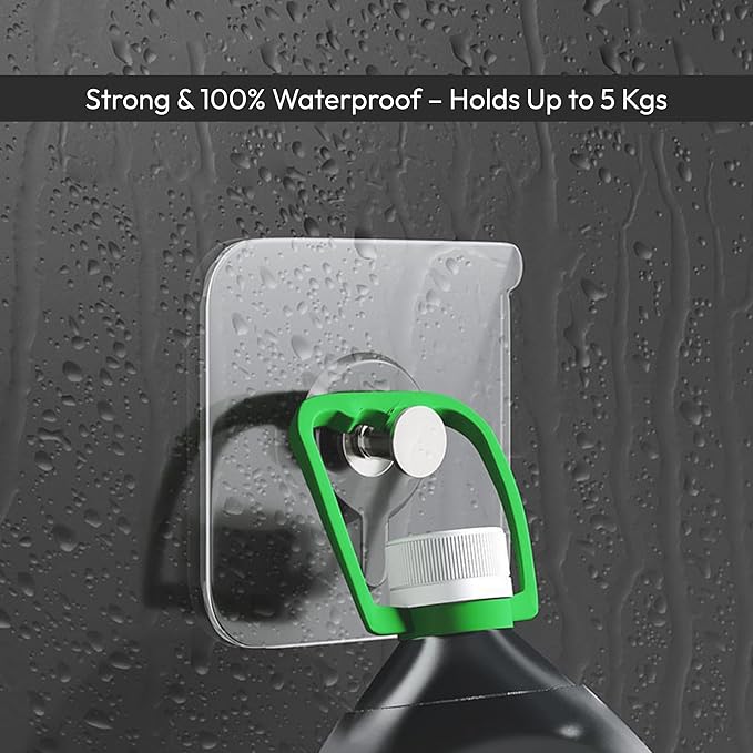 Transparent Photo Frame Wall Hooks (Heavy Duty, Waterproof & Reusable, 10-Pack)