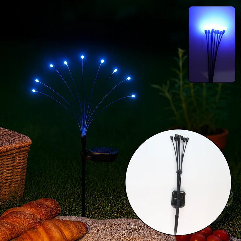 Solar LED Fiber Optic Garden Light – Magical Outdoor Decorative Stake Lamp