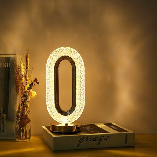 The Oval Diamond Table Lamp