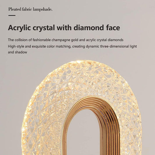 The Oval Diamond Table Lamp