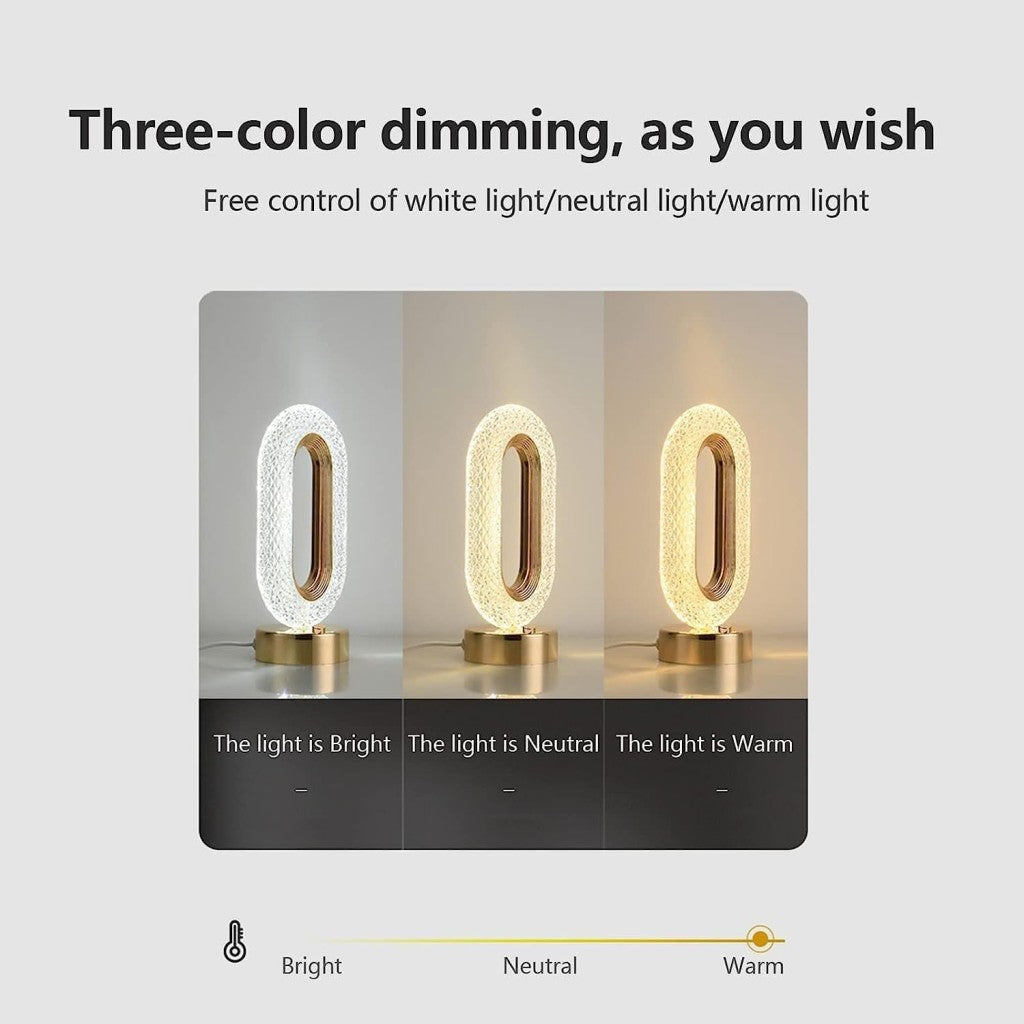 The Oval Diamond Table Lamp