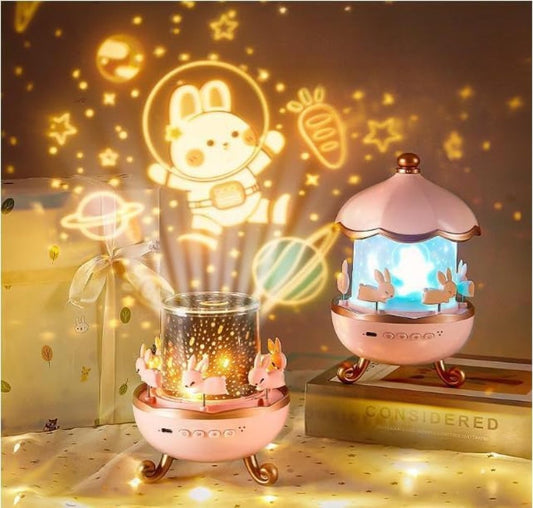 Starry Rabbit Night Light & Projector