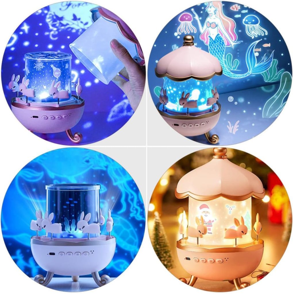 Starry Rabbit Night Light & Projector